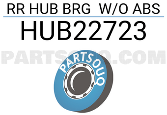 MAXPART HUB22723 RR HUB BRG W/O ABS