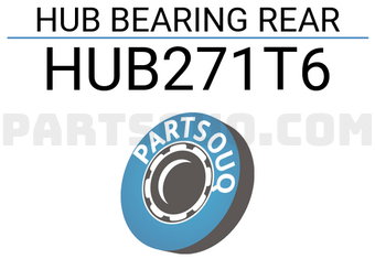 MAXPART HUB271T6 HUB BEARING REAR