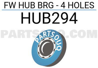MAXPART HUB294 FW HUB BRG - 4 HOLES