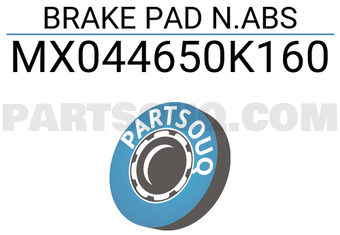 MAXPART MX044650K160 BRAKE PAD N.ABS