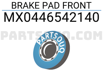 MAXPART MX0446542140 BRAKE PAD FRONT