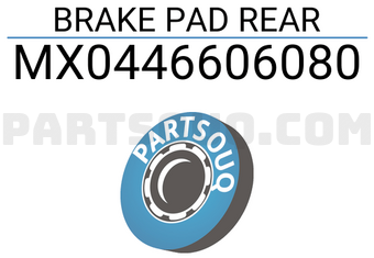 MAXPART MX0446606080 BRAKE PAD REAR