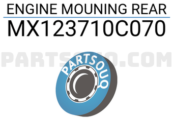 MAXPART MX123710C070 ENGINE MOUNING REAR