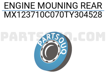 MAXPART MX123710C070TY304528 ENGINE MOUNING REAR