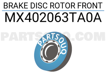 MAXPART MX402063TA0A BRAKE DISC ROTOR FRONT