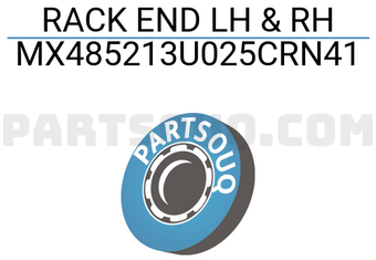 MAXPART MX485213U025CRN41 RACK END LH & RH