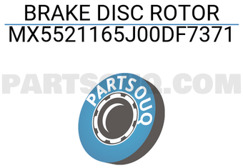 MAXPART MX5521165J00DF7371 BRAKE DISC ROTOR
