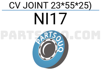 MAXPART NI17 CV JOINT 23*55*25)