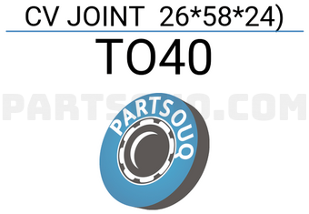 MAXPART TO40 CV JOINT 26*58*24)