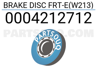 MERCEDES 0004212712 BRAKE DISC FRT-E(W213)