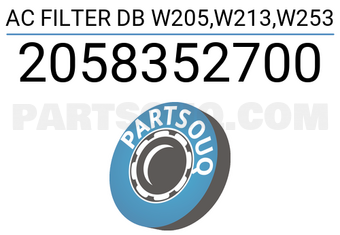 MERCEDES 2058352700 فلتر مكيف A/C DB W205,W213,W253