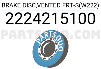 MERCEDES 2224215100 DISCO DE FRENO DELANTERO VENTILADO-S(W222)