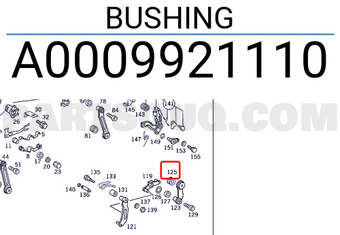MERCEDES A0009921110 BUSHING