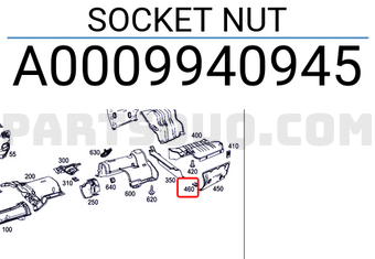 MERCEDES A0009940945 SOCKET NUT