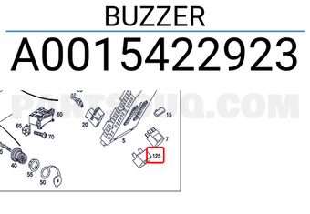 MERCEDES A0015422923 BUZZER