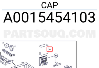 MERCEDES A0015454103 CAP