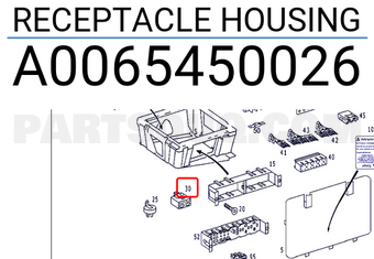 MERCEDES A0065450026 RECEPTACLE HOUSING