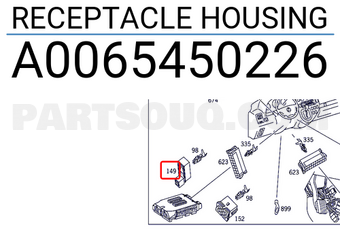 MERCEDES A0065450226 RECEPTACLE HOUSING