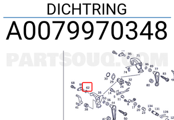 MERCEDES A0079970348 DICHTRING
