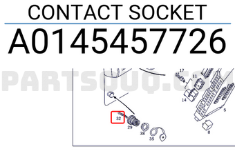 MERCEDES A0145457726 CONTACT SOCKET