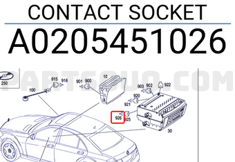 MERCEDES A0205451026 CONTACT SOCKET