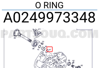 MERCEDES A0249973348 حلقة O