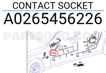 MERCEDES A0265456226 CONTACT SOCKET