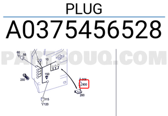 MERCEDES A0375456528 PLUG