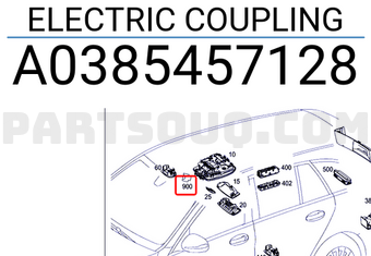 MERCEDES A0385457128 ELECTRIC COUPLING