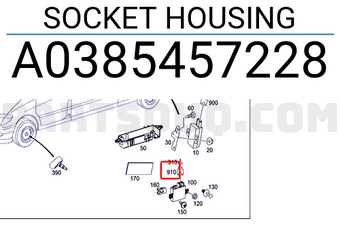 MERCEDES A0385457228 SOCKET HOUSING