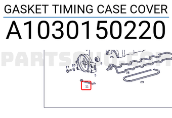 MERCEDES A1030150220 GASKET TIMING CASE COVER