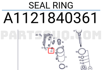 MERCEDES A1121840361 SEAL RING