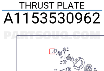 MERCEDES A1153530962 THRUST PLATE