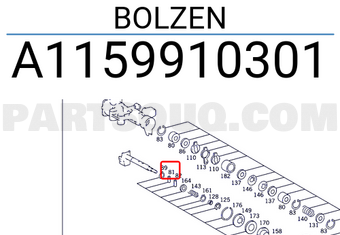MERCEDES A1159910301 BOLZEN