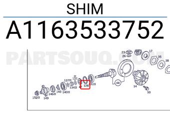 MERCEDES A1163533752 SHIM