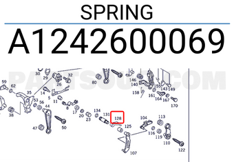 MERCEDES A1242600069 SPRING