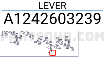 MERCEDES A1242603239 LEVER