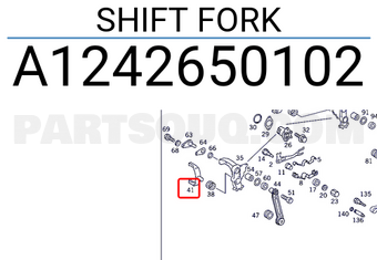 MERCEDES A1242650102 SHIFT FORK