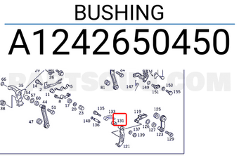 MERCEDES A1242650450 BUSHING