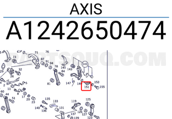 MERCEDES A1242650474 AXIS