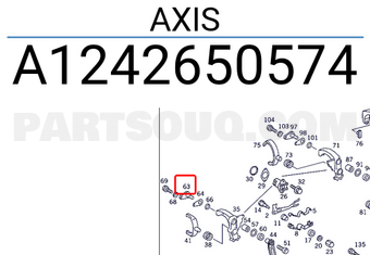 MERCEDES A1242650574 AXIS