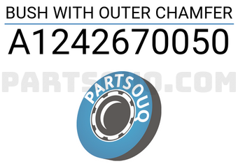 MERCEDES A1242670050 BUSH WITH OUTER CHAMFER