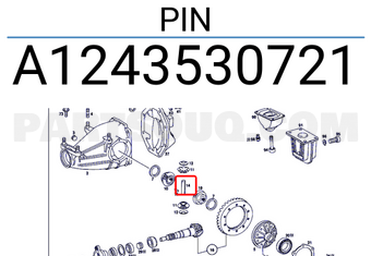 MERCEDES A1243530721 PIN