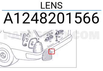 MERCEDES A1248201566 LENS