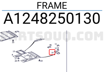 MERCEDES A1248250130 FRAME