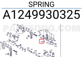 MERCEDES A1249930325 SPRING