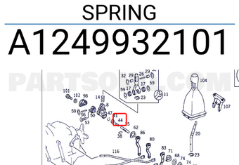 MERCEDES A1249932101 SPRING