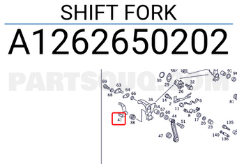 MERCEDES A1262650202 SHIFT FORK