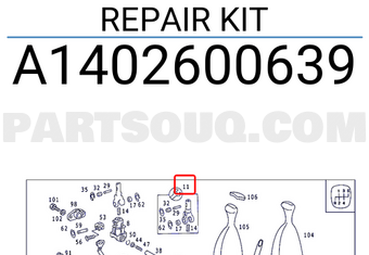 MERCEDES A1402600639 REPAIR KIT