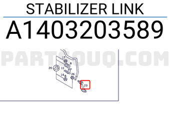 MERCEDES A1403203589 STABILIZER LINK